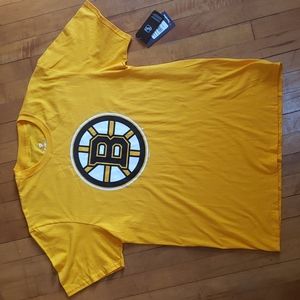 Men's Gold Officially Licensed Bruin's Logo T Shirt - Large